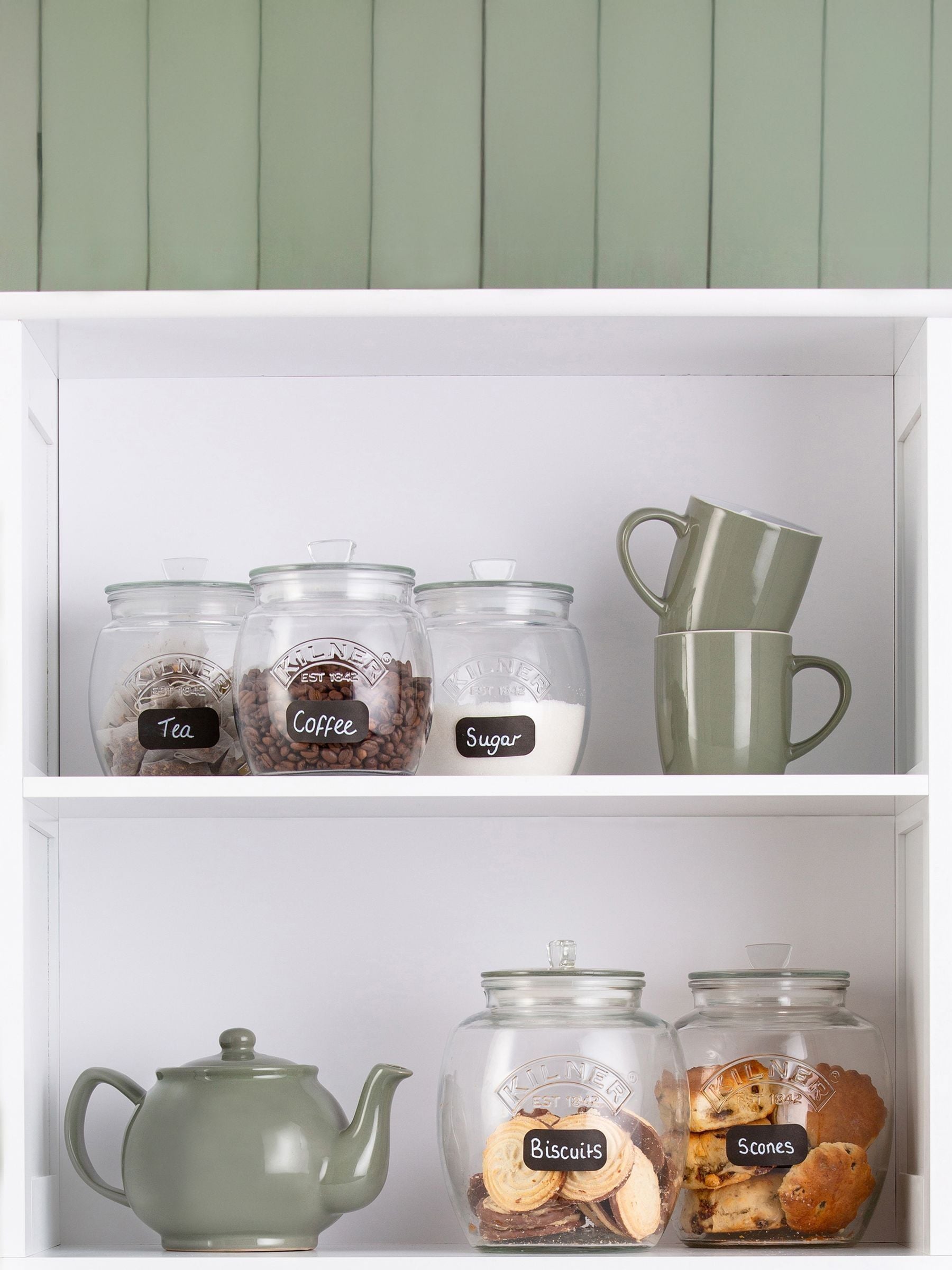 Kilner Set of 2 Clear Universal Storage Jars