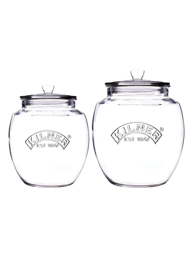 Kilner Set of 2 Clear Universal Storage Jars