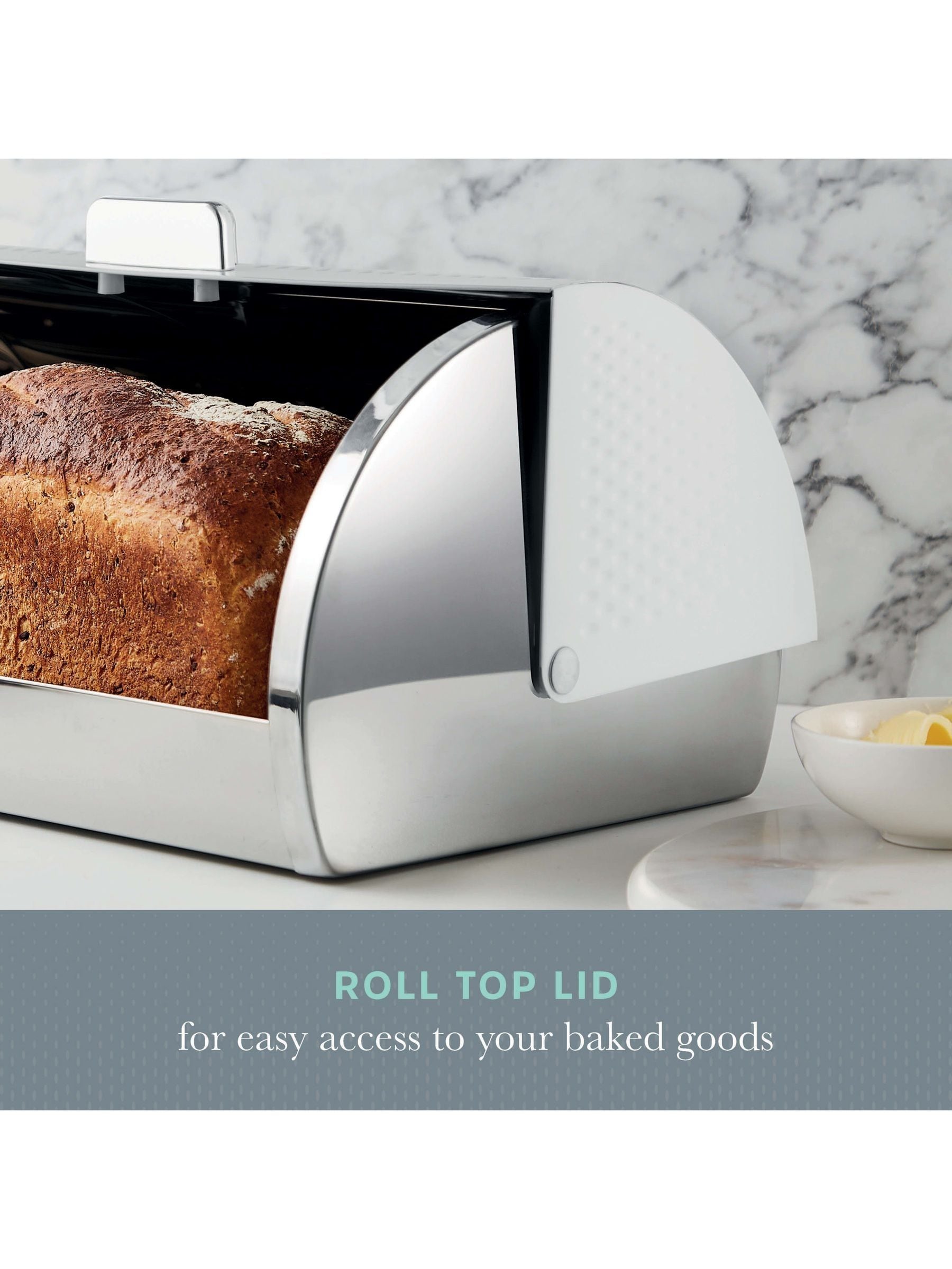 Swan White Elegance Bread Bin