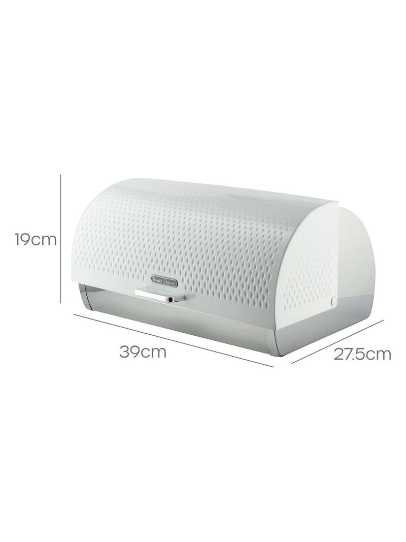 Swan White Elegance Bread Bin
