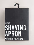 Black Beard shaving apron with suction cups and Velcro collar, UK version