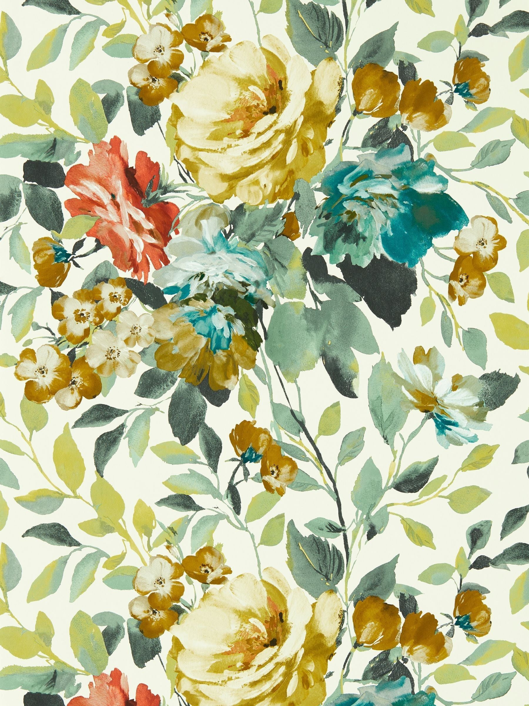 Clarke & Clarke Amethyst Bloom Exotica 2 Wallpaper Sample A4