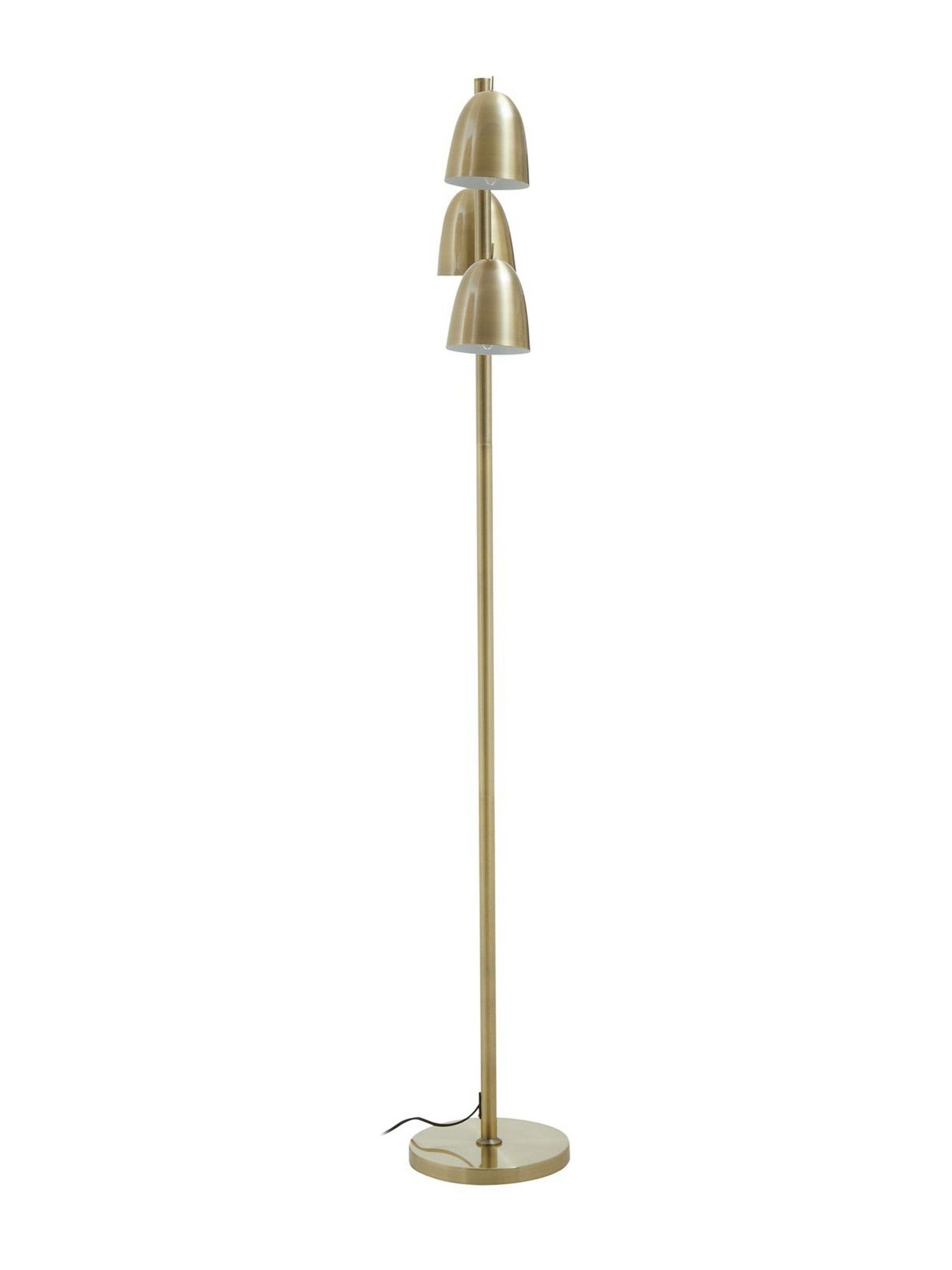 Fifty Five South Brass Newton floor lamp, imported from the UK