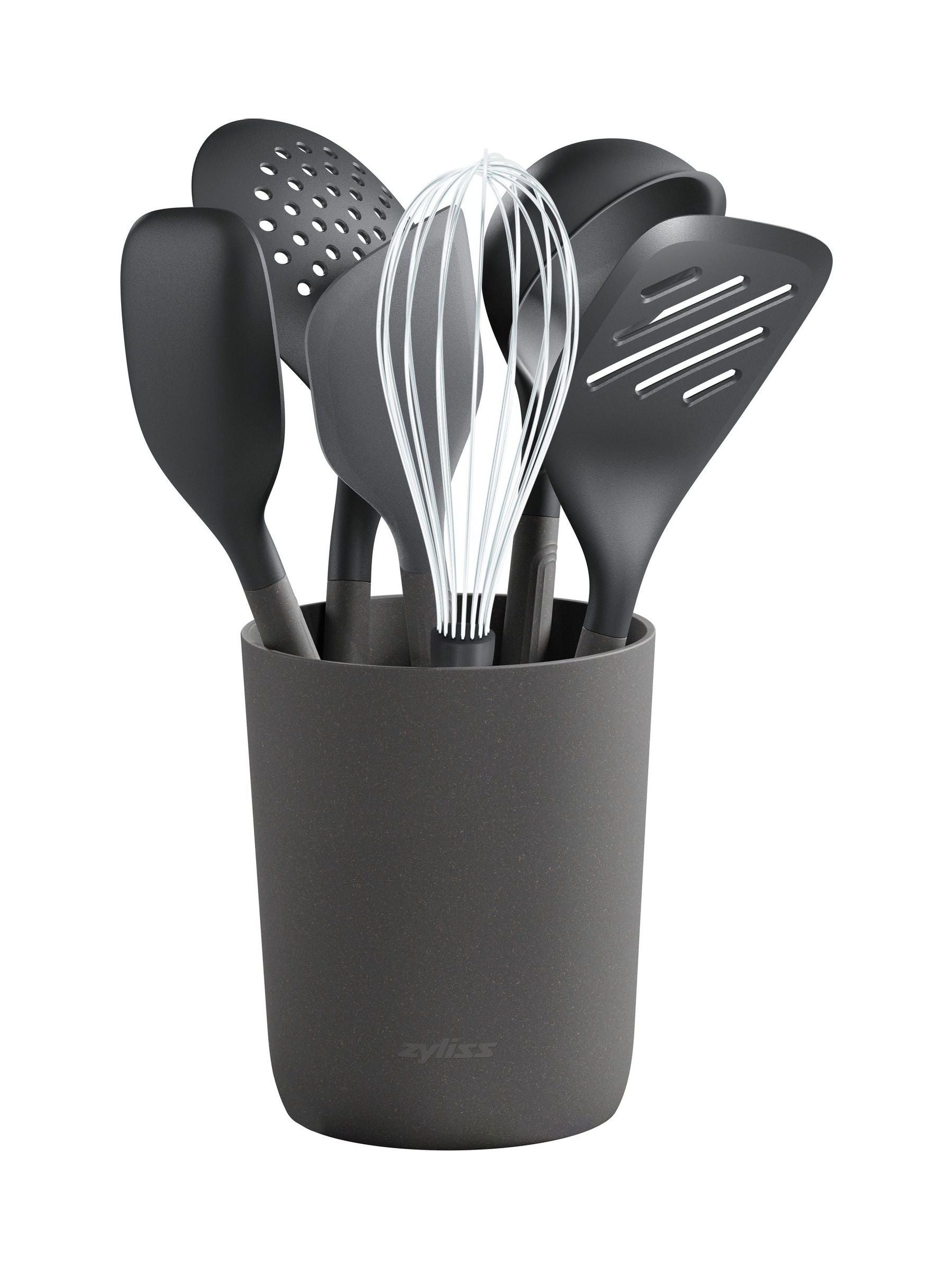 Zyliss 7-piece Beluga grey utensil set (British brand)
