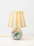 Oliver Bonas Blue Birdie table lamp 34cm, imported from the UK