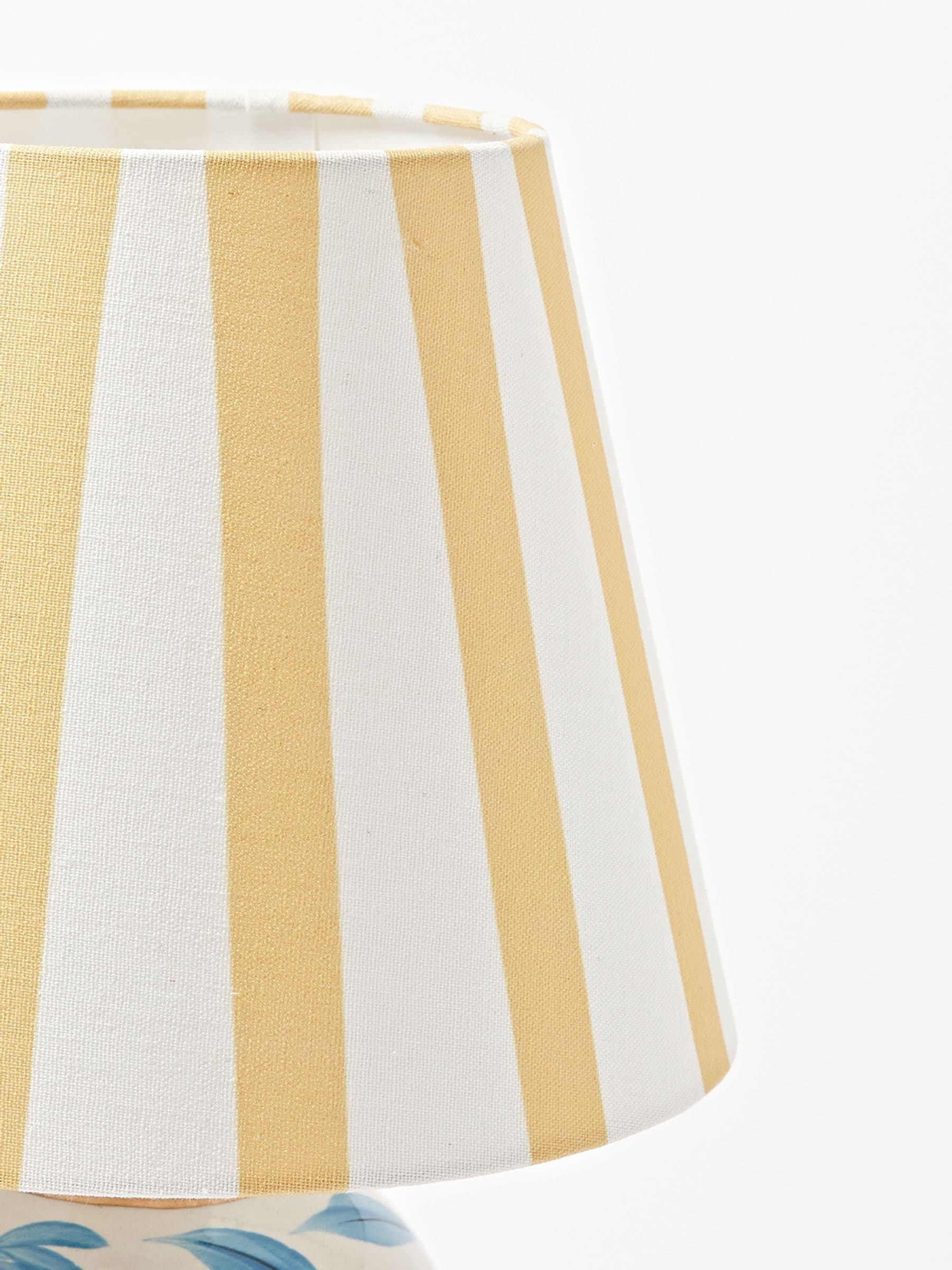 Oliver Bonas Blue Birdie table lamp 34cm, imported from the UK
