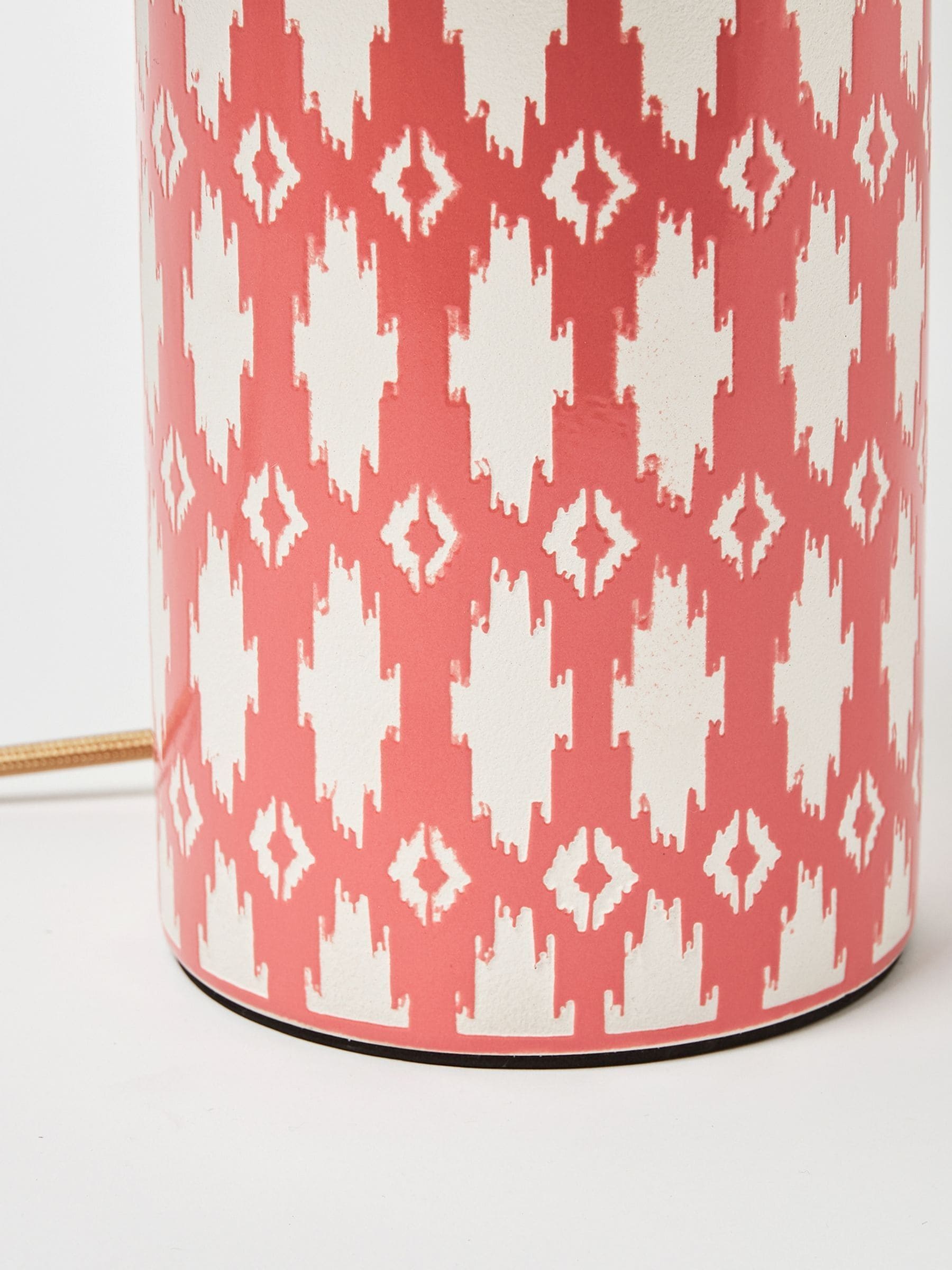 Oliver Bonas Coral Tipu table lamp 54cm - British product