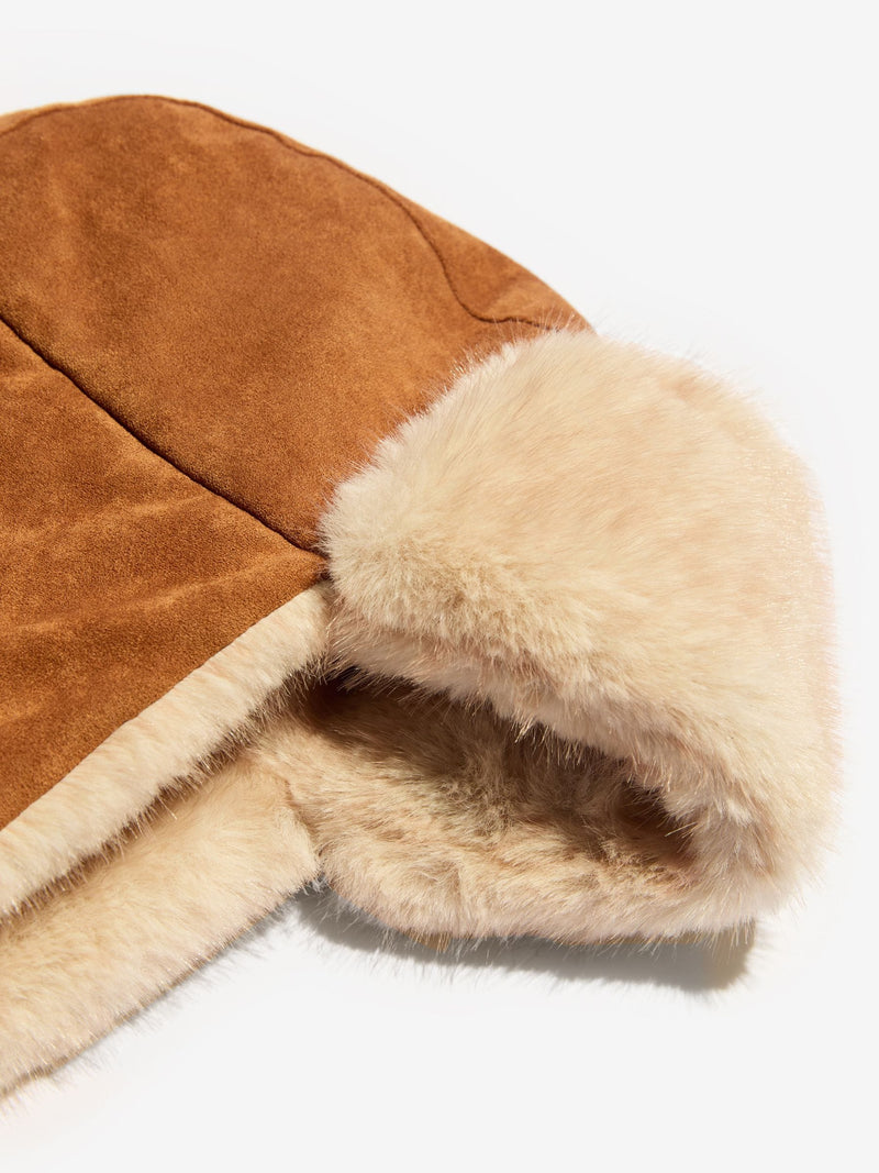 Friends Like These tan brown trapper hat, imported from the UK