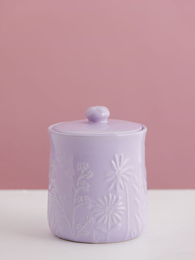 مجموعة برطمانات تخزين صغيرة Mason Cash Lilac In The Meadow بسعة 800 مل