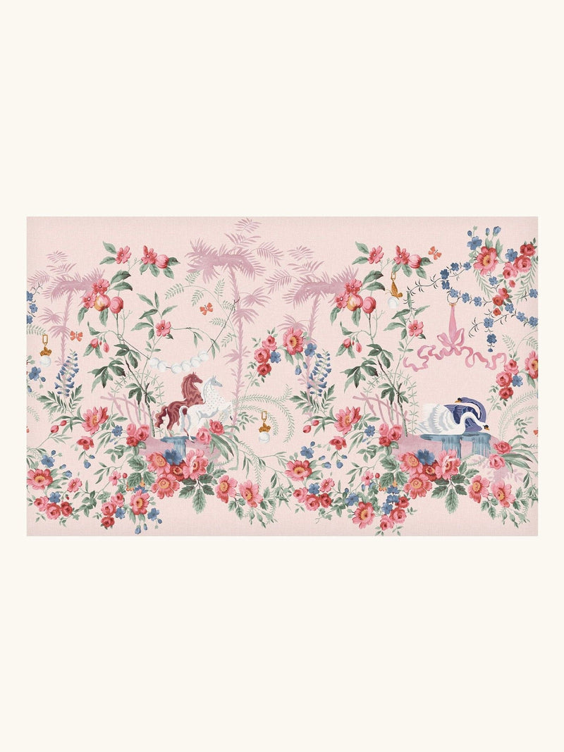 Cath Kidston pink A4 mural sample - British product