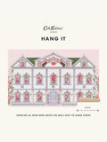 Cath Kidston doll house pink wallpaper sample A4, UK version
