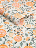 Cath Kidston Yellow Strawberry Garden A4 wallpaper sample (British brand)