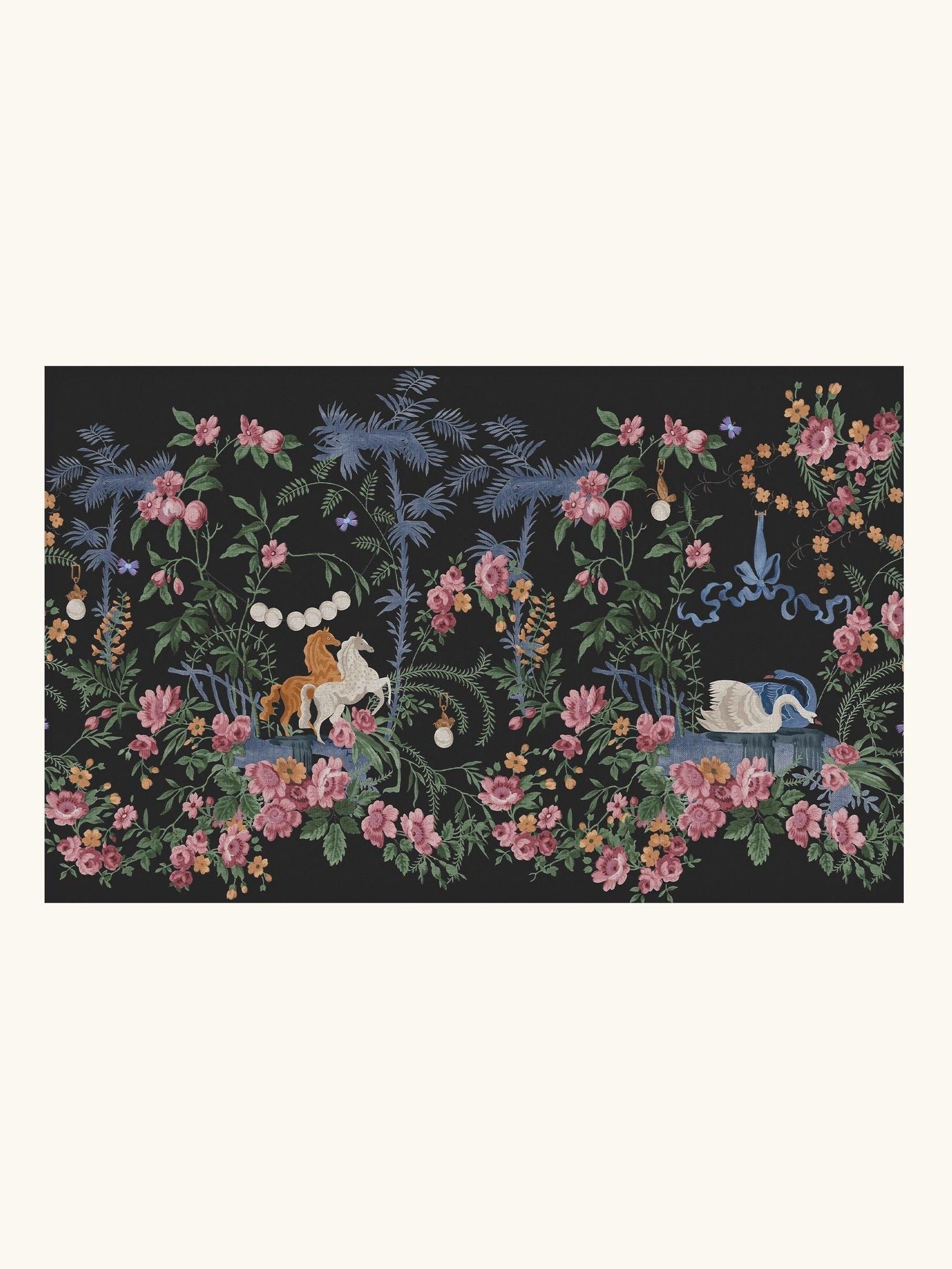 Cath Kidston wallpaper mural sample Colourful Life A4, UK version