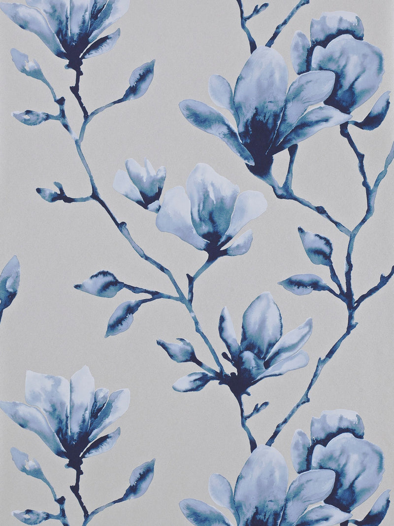 Harlequin Indigo Lotus Idyllic A4 Wallpaper Sample