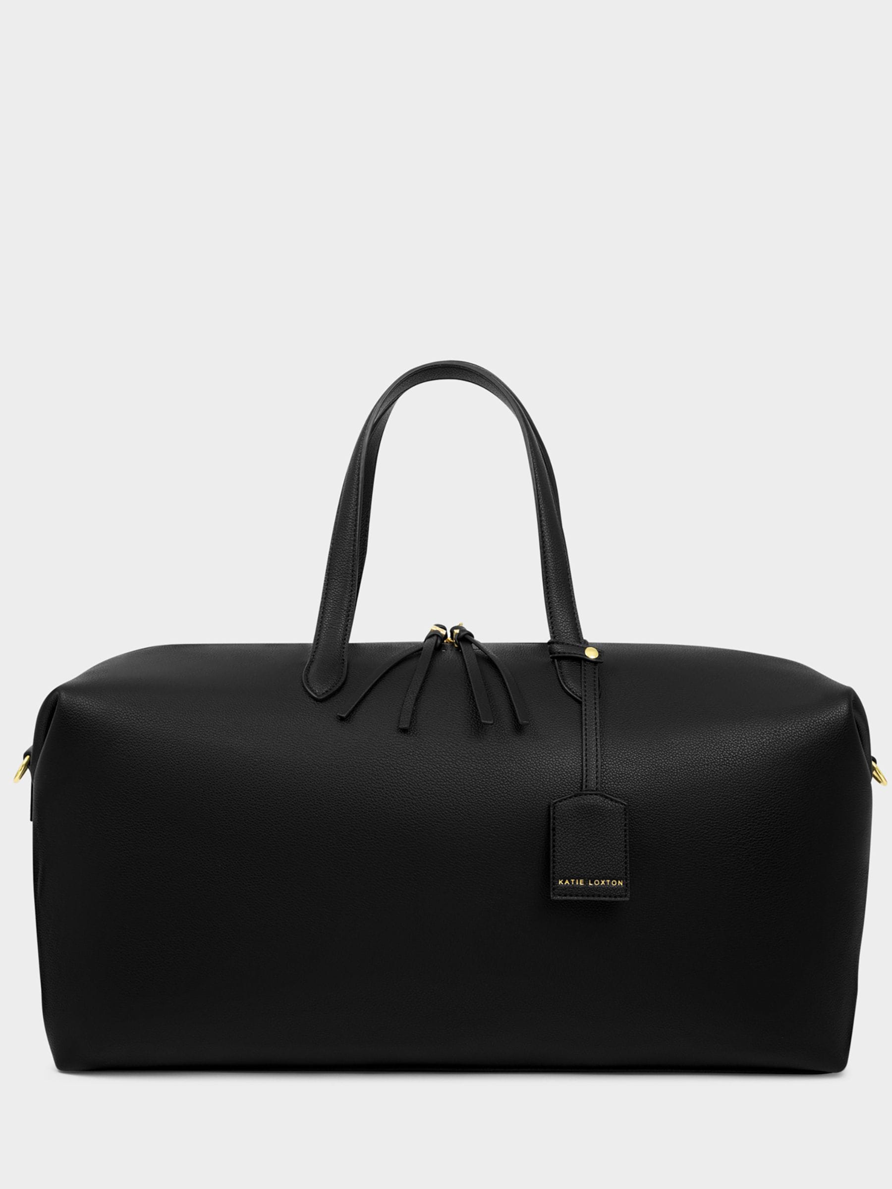 Katie Loxton black weekend holdall in 100% PU - British product