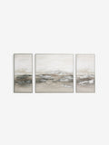 Lipsy silver tone abstract wall art set of 3 (British brand)