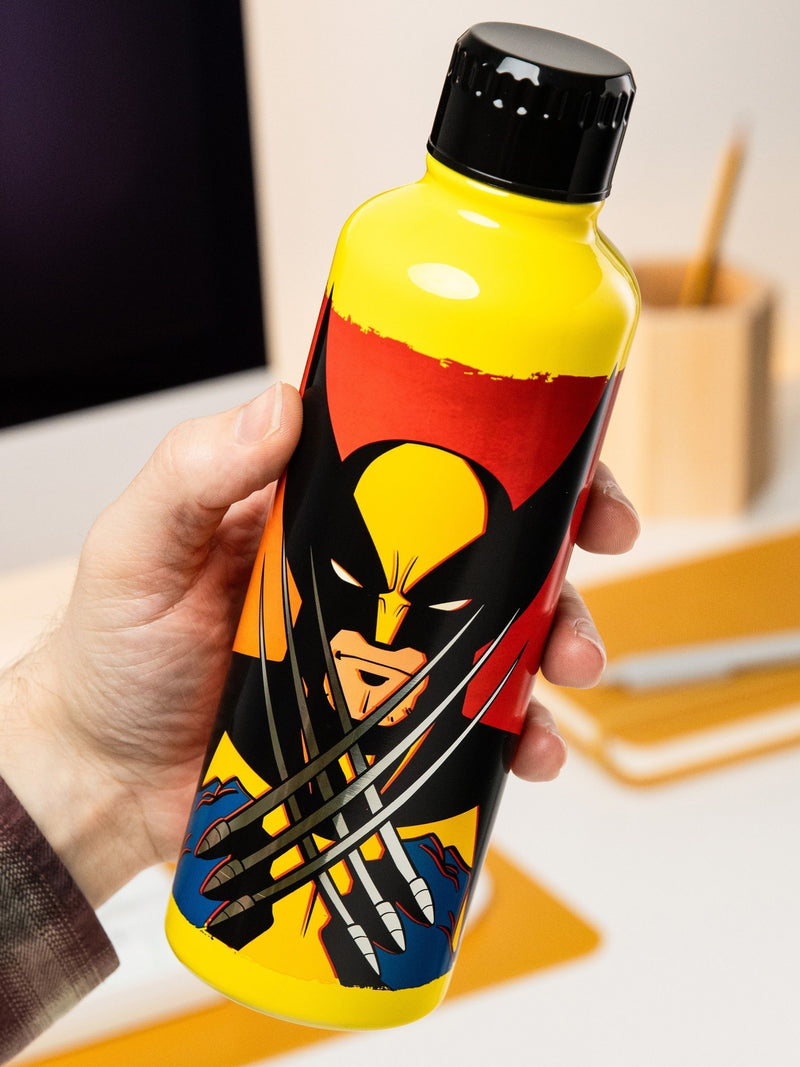 Marvel Wolverine print stainless steel water bottle, imported from the UK