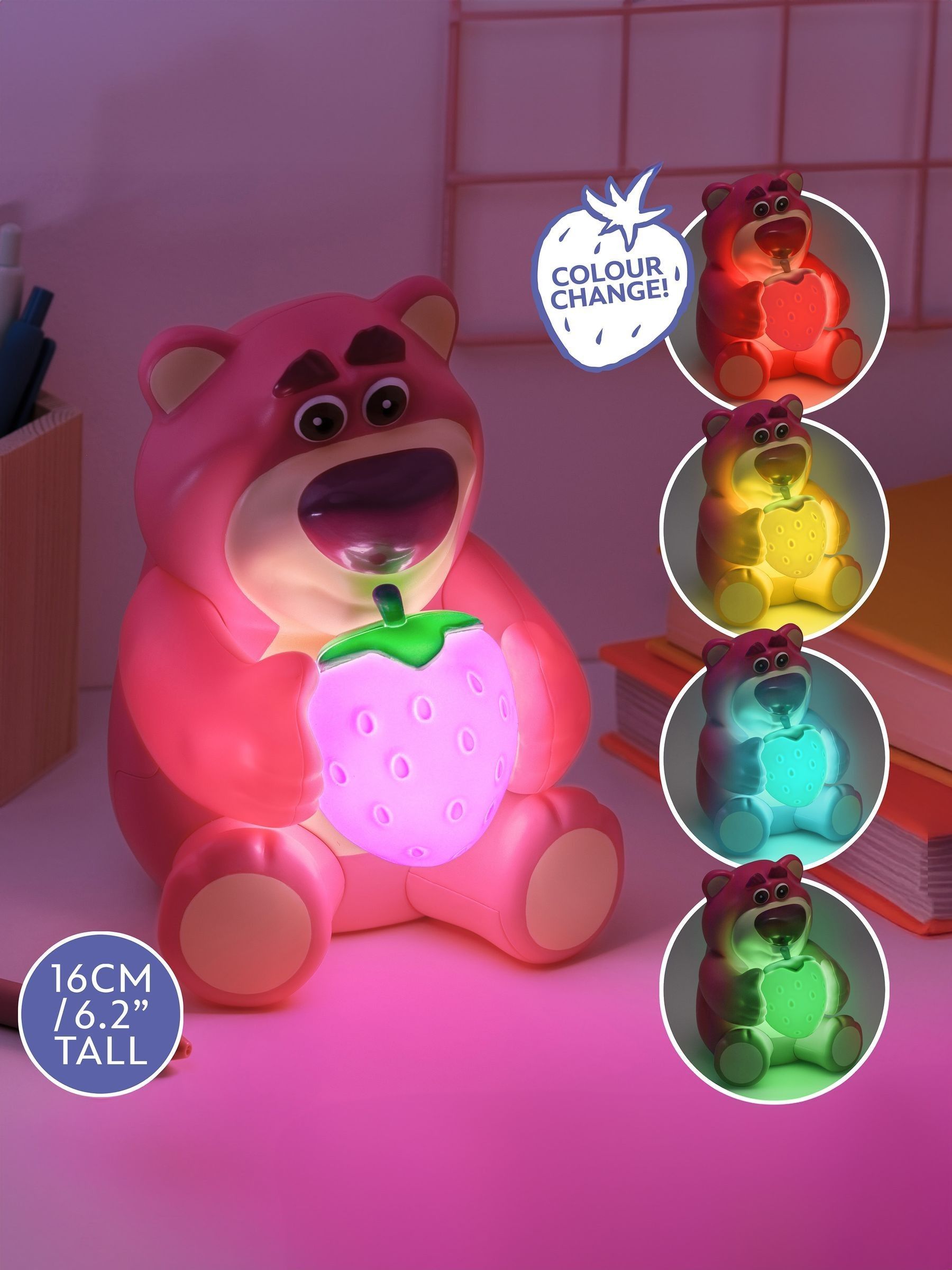Toy Story Lotso colour change night light, imported from the UK