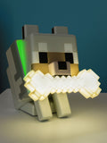 Minecraft Wolf Glo Buddies night light 14.3cm - British product