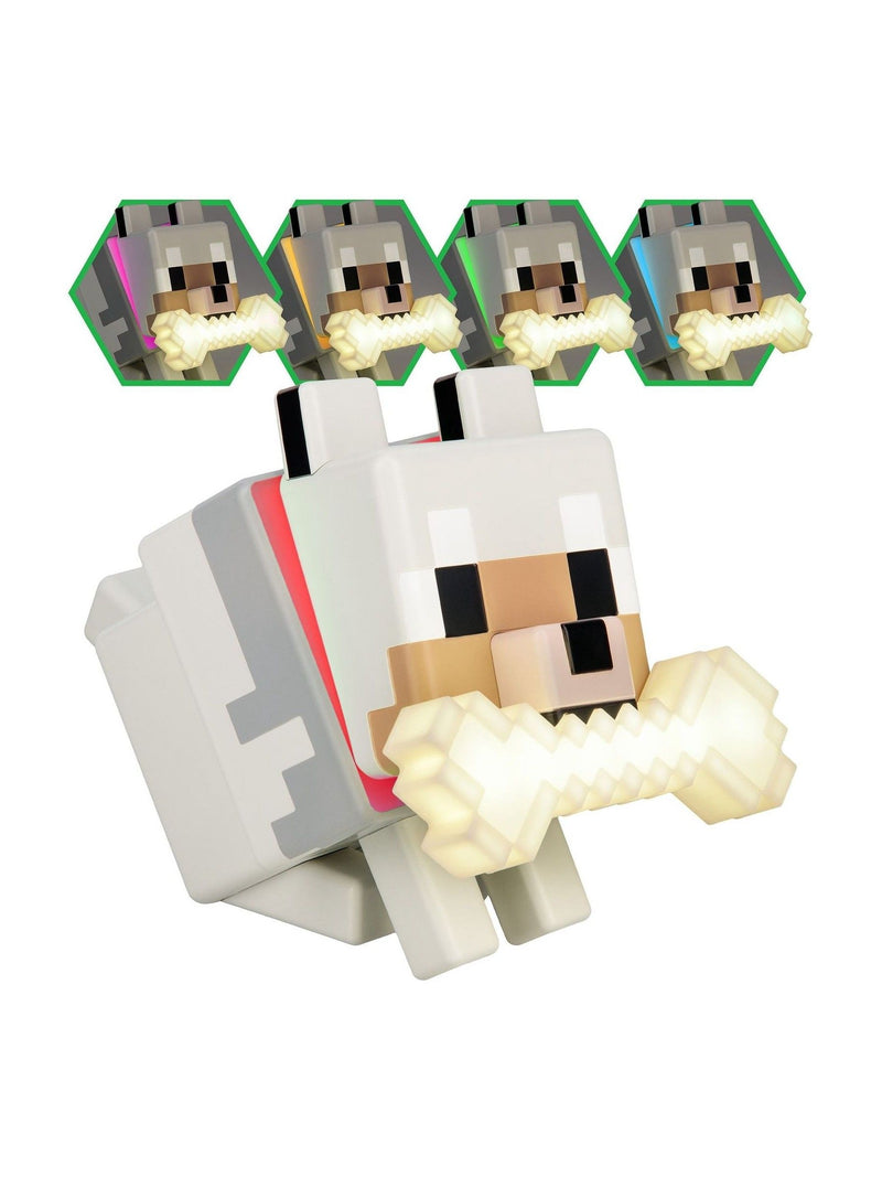 Minecraft Wolf Glo Buddies night light 14.3cm - British product