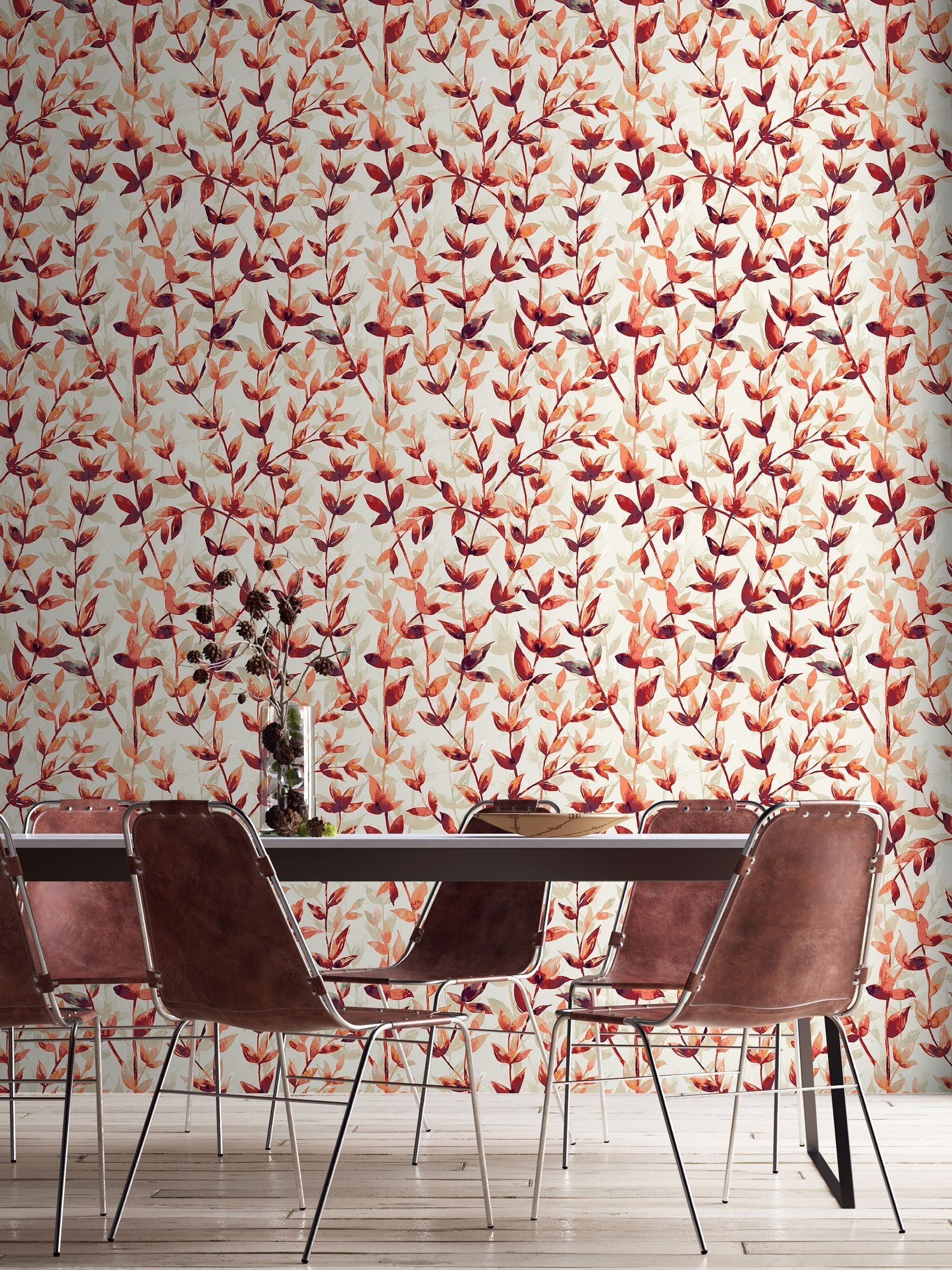 Ohpopsi Russet Pomponette wallpaper 10m, imported from the UK