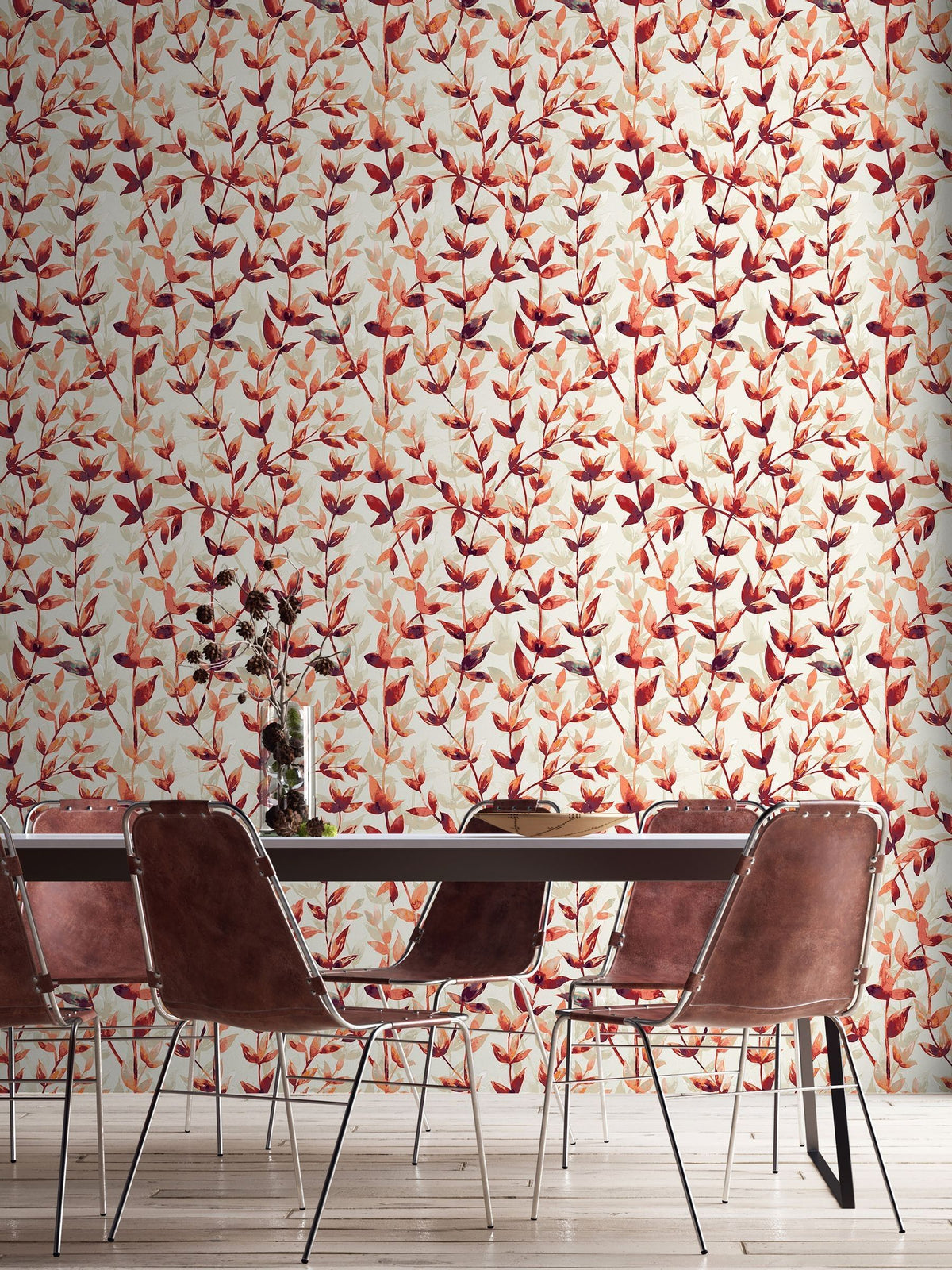 Ohpopsi Russet Pomponette wallpaper 10m, imported from the UK