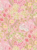 Hoopla Walls Rose Pink Lily Ogee wallpaper 10m - British product