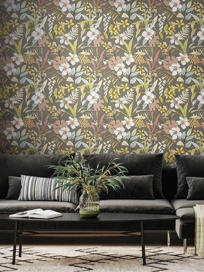 Next Hoopla Walls Mink and Sage Oasis 10M Wallpaper- Buy online at McGrocer