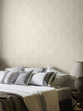 Hoopla Walls chalk leaf fan wallpaper 10m (British brand)