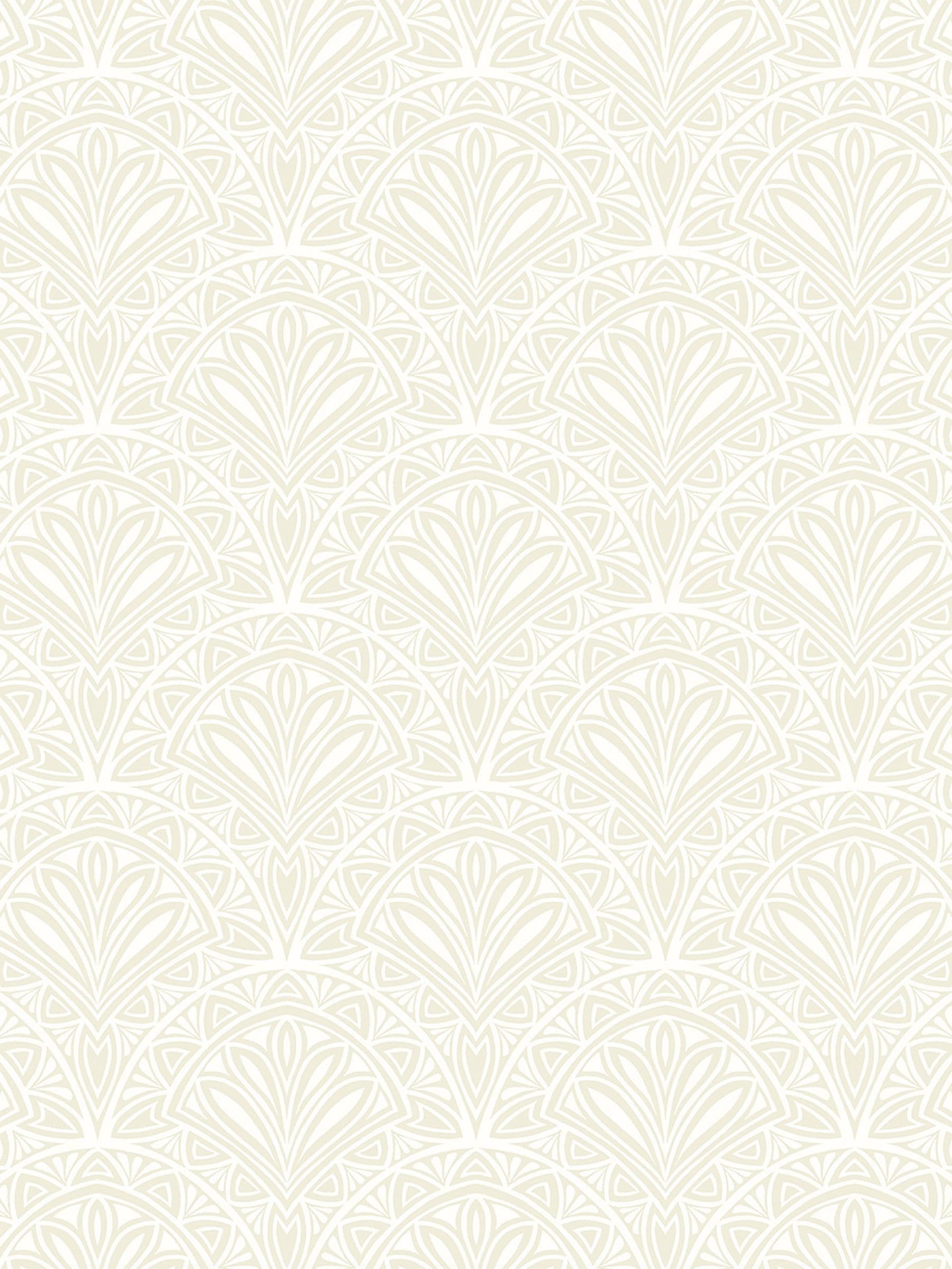Hoopla Walls Sage Ditsy Deco Fan wallpaper 10M, imported from the UK