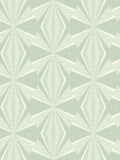 Hoopla Walls Mint Green Sunray Diamond wallpaper 10m - British product