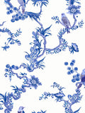 Cath Kidston Navy Birds & Berries wallpaper 10m roll, imported from the UK