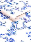 Cath Kidston Navy Birds & Berries wallpaper 10m roll, imported from the UK