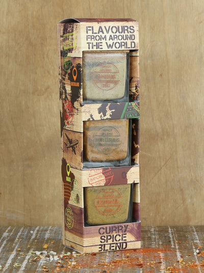 Kimm & Miller Curry Spice Blend Trio - Korma, Bhuna & Madras Spice Kit