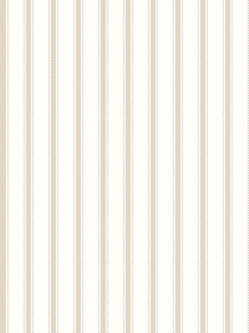 Ohpopsi Barley Ticking Stripe A4 Sample Wallpaper