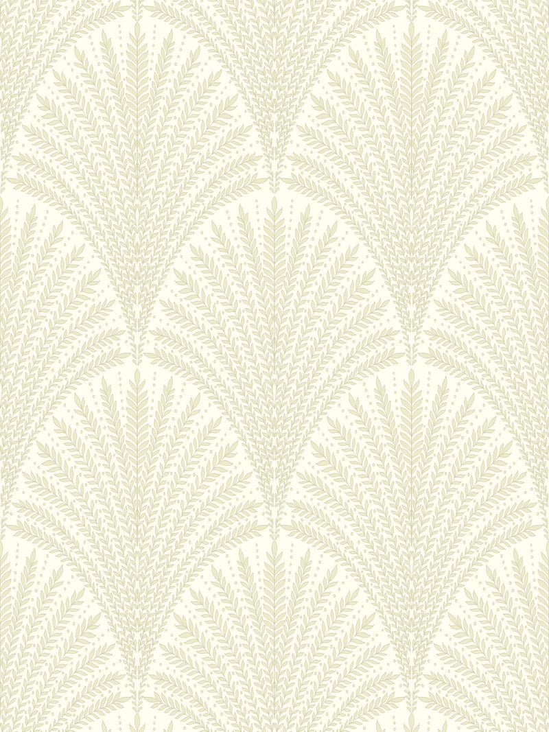 Hoopla Walls Chalk Leaf Fan A4 Wallpaper Sample