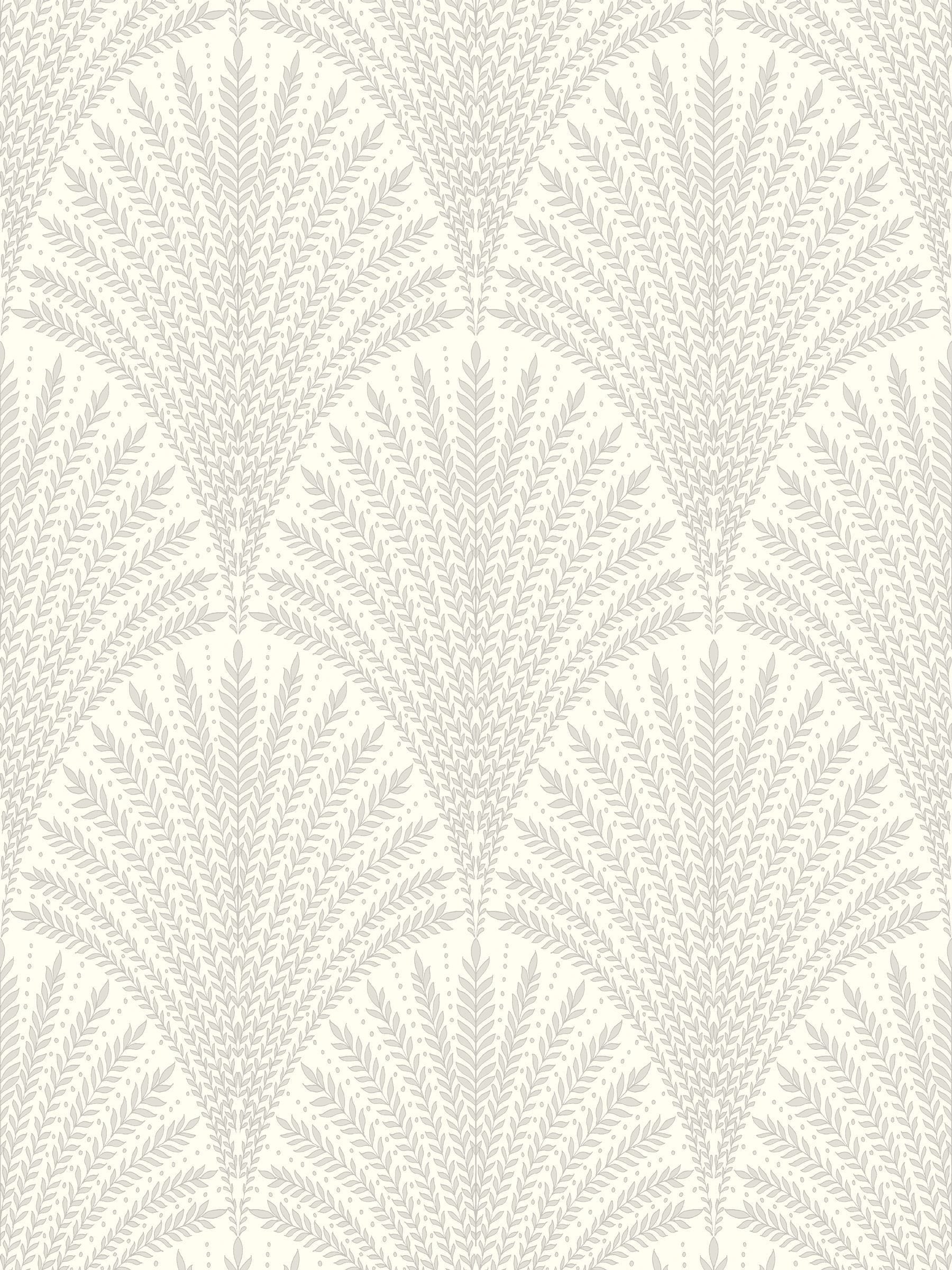 Hoopla Walls Chalk Leaf Fan A4 Wallpaper Sample
