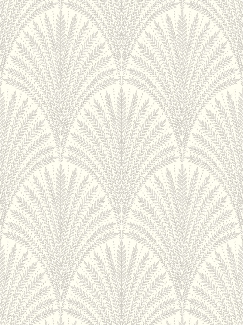 Hoopla Walls Chalk Leaf Fan A4 Wallpaper Sample