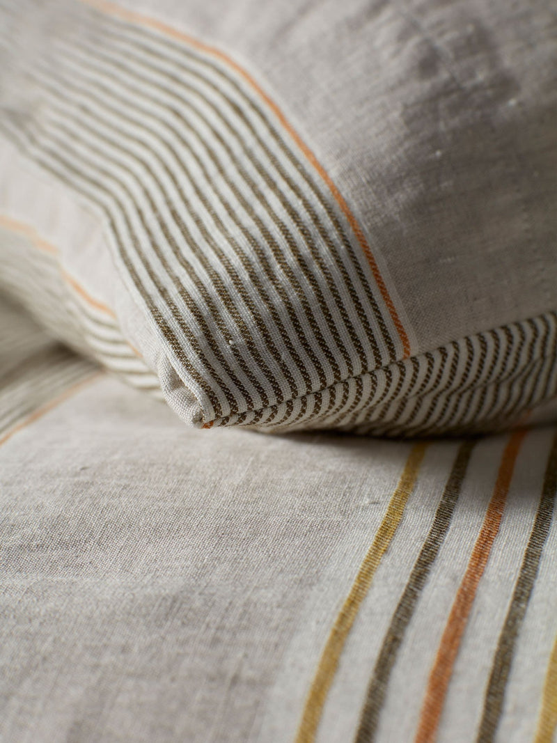 Secret Linen Store Natural Sophie Stripe pillowcase Standard (British brand)