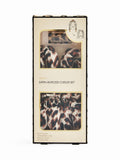 4-piece heatless curler set in leopard print, imported from the UK