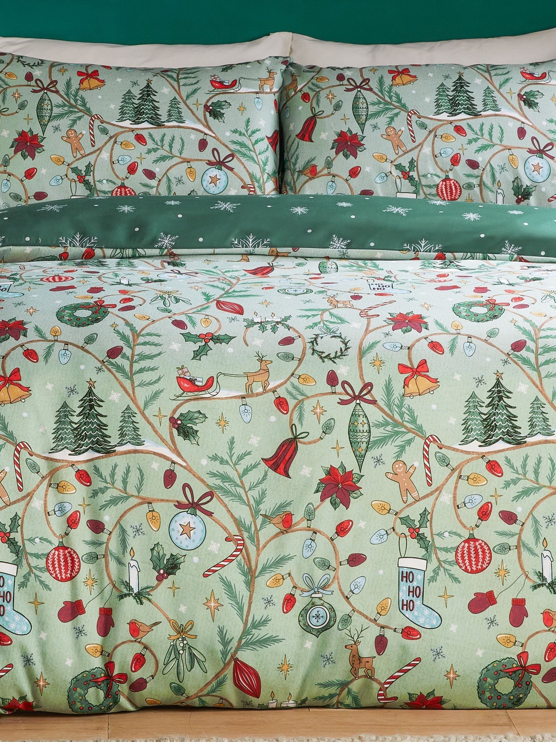 Duvet Day Green Noelle Duvet Set