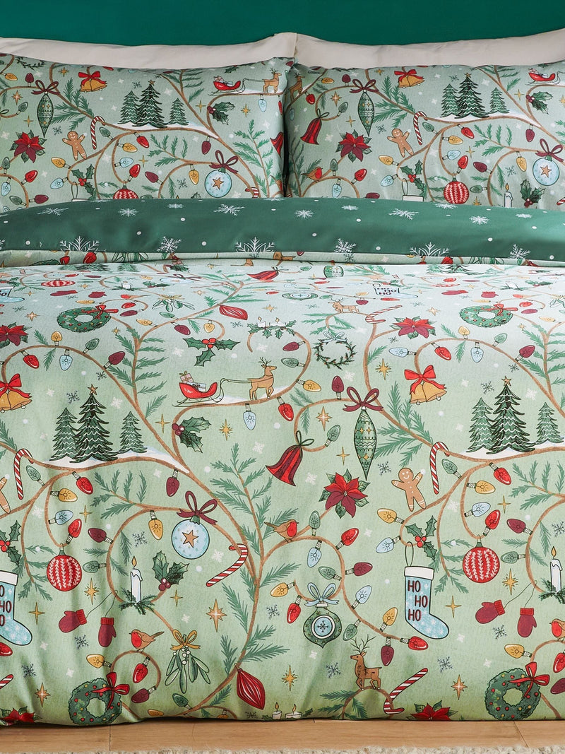 Duvet Day Green Noelle Duvet Set