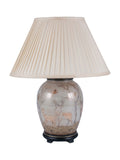 Pacific Lifestyle natural deer glass table lamp 50cm, imported from the UK