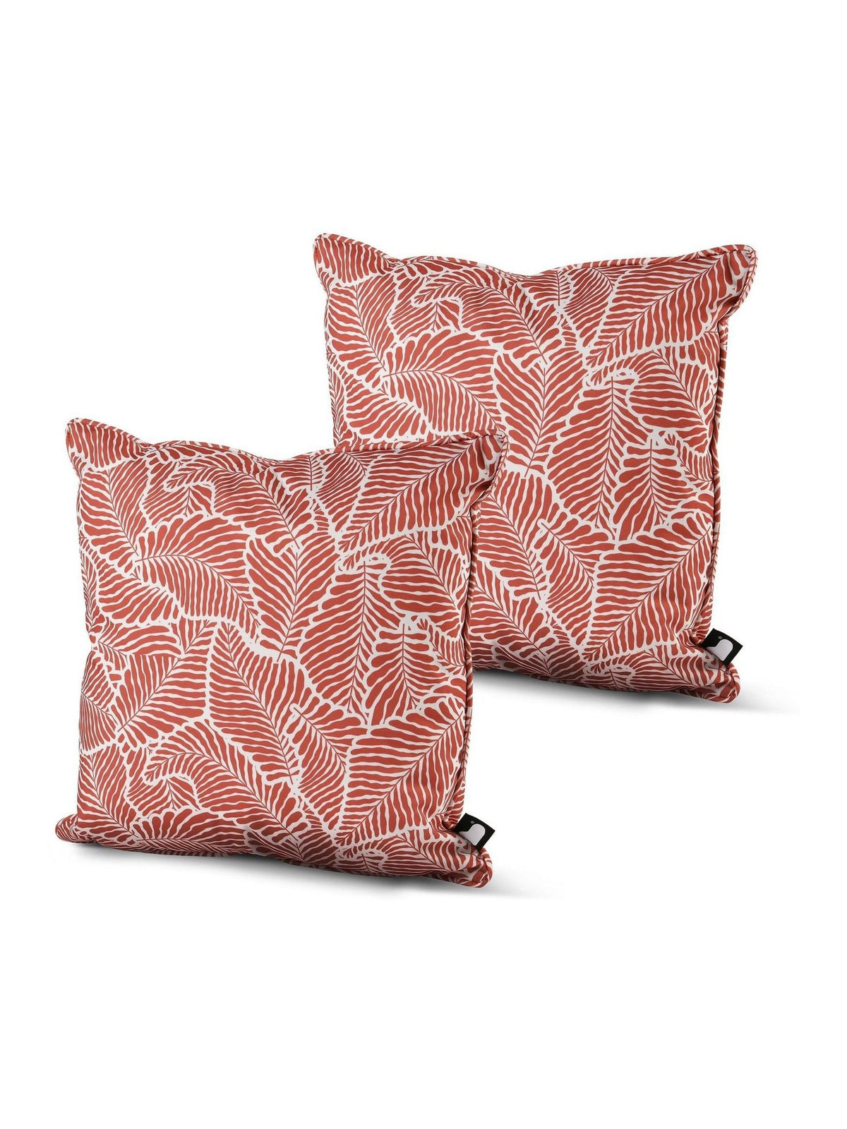 Extreme Lounging cushions 2 pack red Marsala leaf 43x43 cm (British brand)