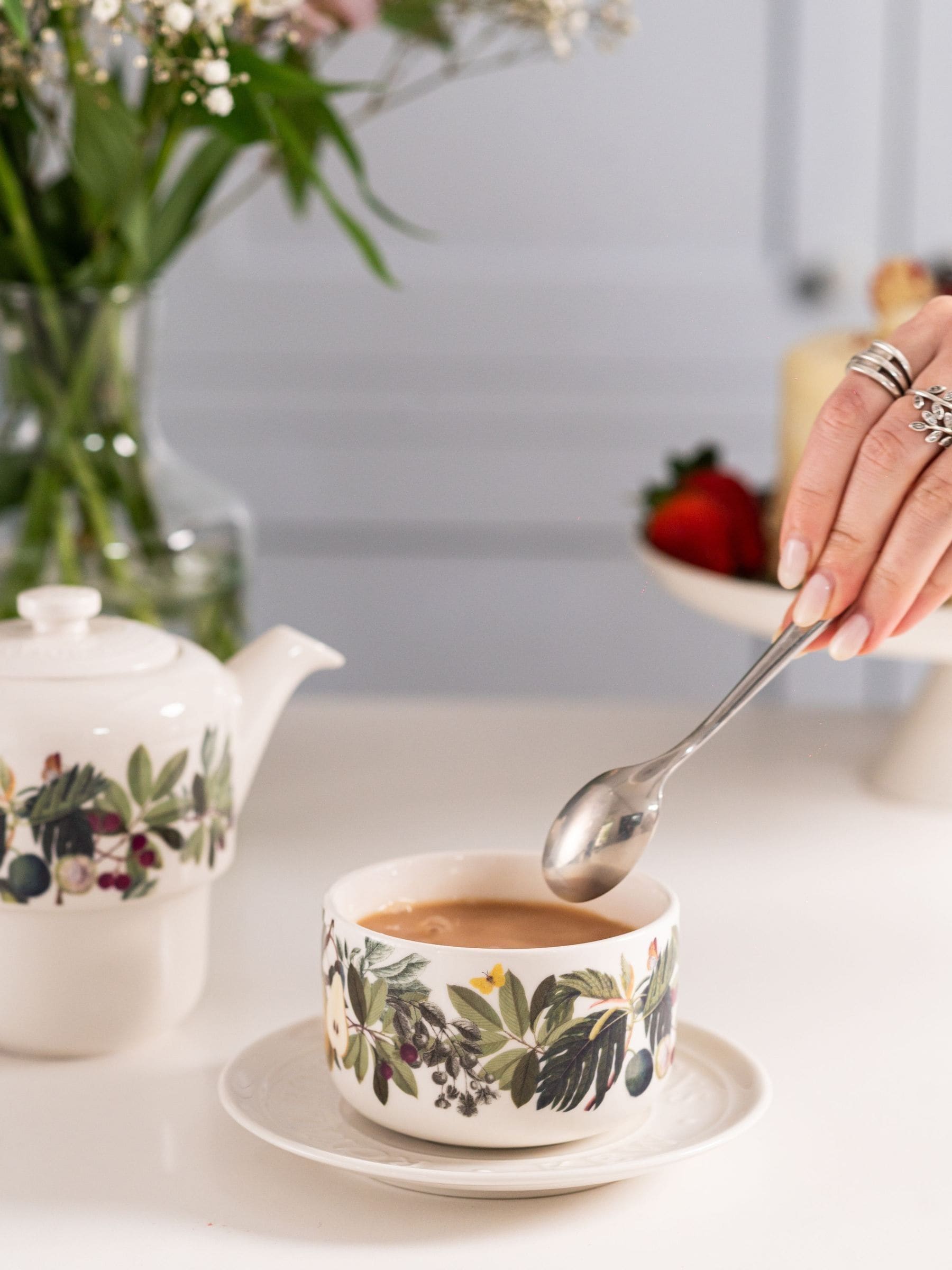 Kew Gardens Green Bloom Tea For 1 Set