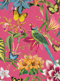 Graham & Brown Hot Pink Paradiso Multi 10M Wallpaper
