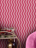 Graham & Brown Raspberry or Tangerine Making Waves Wallpaper