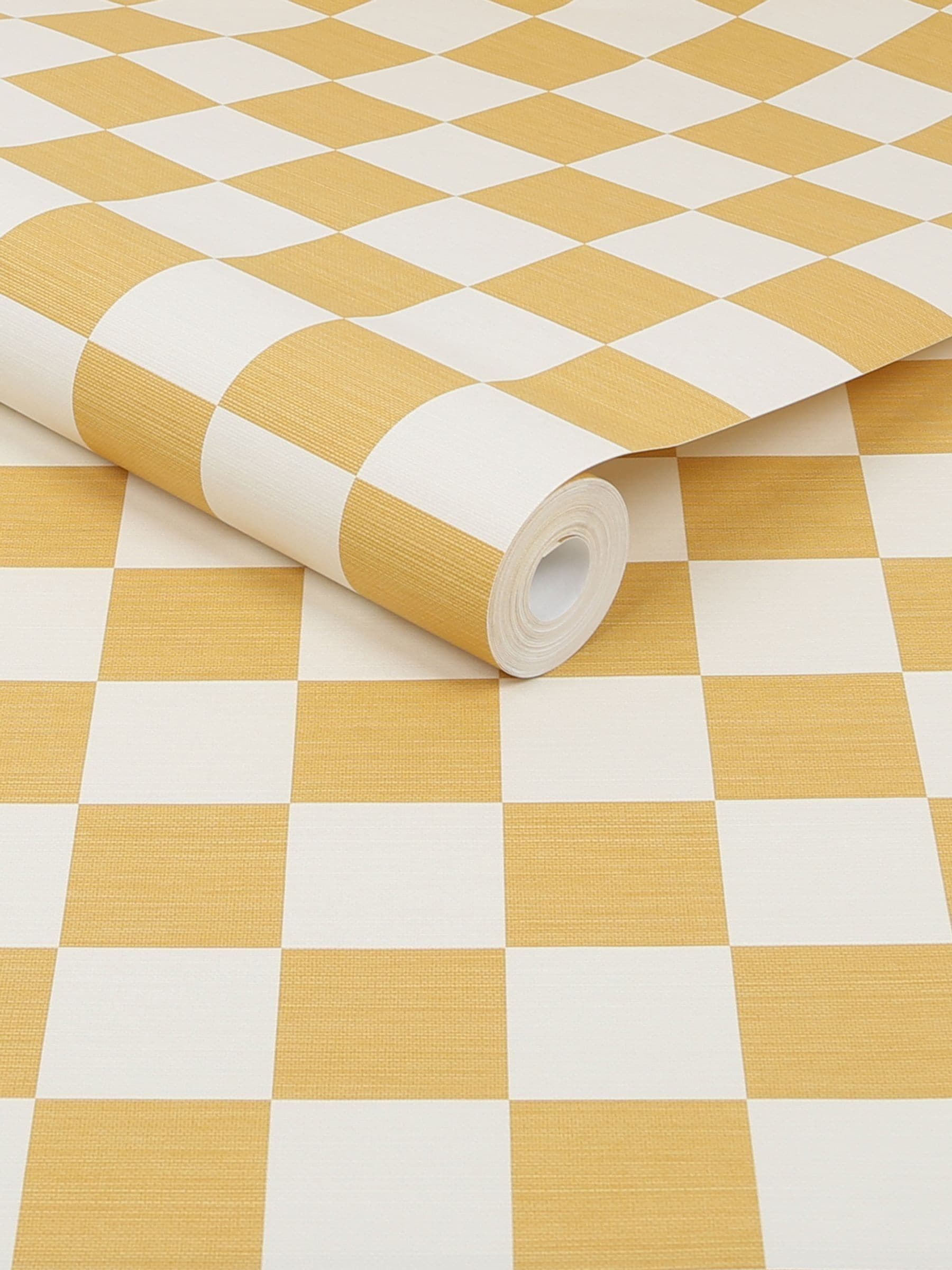 Graham & Brown Check Me Out mint wallpaper 10m roll, imported from the UK