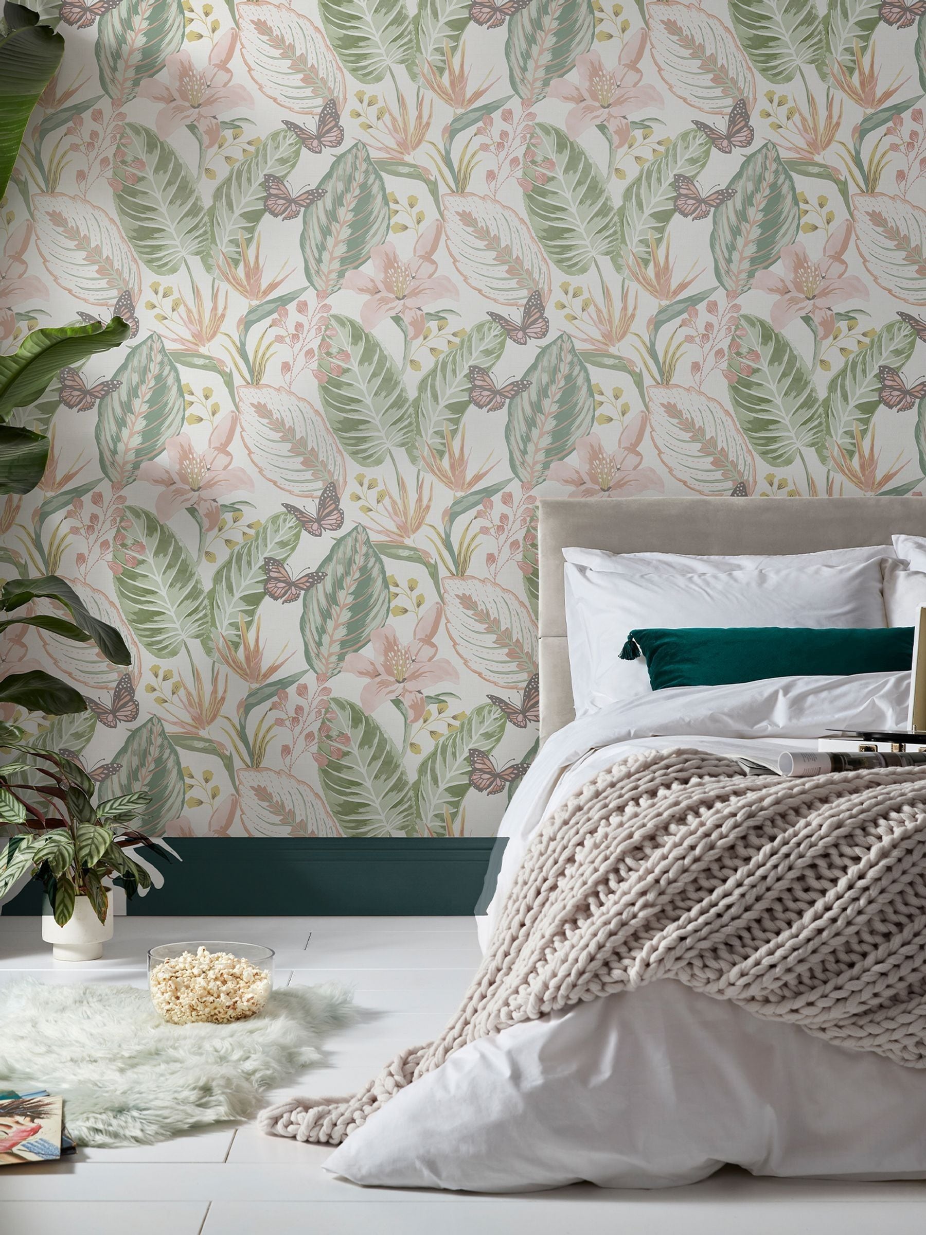 Graham & Brown Pastels Envy Eden 10M Wallpaper