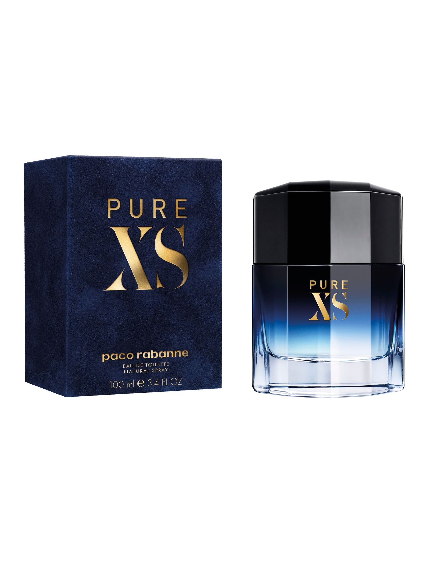 Rabanne XS Pure men's eau de toilette 100ml, imported from the UK